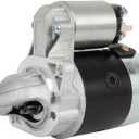 SCITOO Starter Motor 18162 Compatible for Kubota T1600H 1990-95 KH007 1989-1993 Grasshopper 721D 321D for Carrier Transicold 550 544 522 444 422 322 1996-2007 19837-63013 12V 1kW CW 9-Teeth