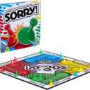Sorry! Board Game for Kids Ages 6 and Up; Classic Hasbro Board Game; Each Player Gets 4 Pawns; Family Game