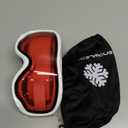 HUBO SPORTS OTG Snowboard Goggles for Men Women Adult, Ski Snowboard Goggles of Dual Lens and Anti-Fog for UV Protection for Girls (WBRose)