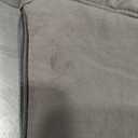 YIKOEE Crescent Bag for Women Men Small Sling Crossbody Bag with Half Moon Shape missing zipper, Grey, S