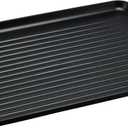 Universal Polypropylene Dish Drain Board for kitchen (Black) (Small, Black)