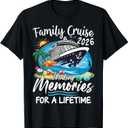 Family Cruise 2026 Family Matching Cruise Vacation Party T-Shirt, Size L