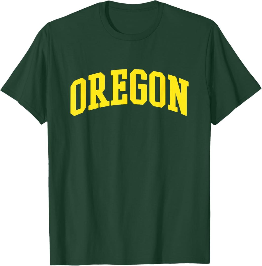 Oregon - Throwback Design - Classic T-Shirt, L