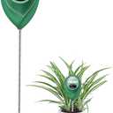 Censinda Soil Moisture Meter, Soil Moisture Monitor for House Plants, Soil Hygrometer Moisture Sensor for Indoor & Outdoor, Garden, Farm, Lawn Plant Care, No Battery Needed(Green)