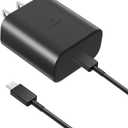 45W Super Fast Charger USB C Android Phone Type C Charger Fast Charging Block with 6.6FT Cord for Samsung Galaxy S26/S26 Ultra/S26+/S25 Ultra/S25/S24 Ultra/S24/S23 Ultra/S22/S21/S20/Note 10, Black