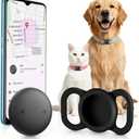1 Pack Android GPS Dog Collar, Mini Dog GPS Tracker, Smart Pet Activity Tracker, No Subscription, GPS Cat Collar Certified Finder, Anti-Lost, Finder Tag for Vehicles, Pets, Kids, Items