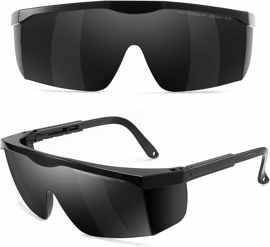 Alsenor IPL 190nm-2000nm Laser Safety Glasses Goggles For Laser Cosmetology Operator Eye Protection And Laser Hair Removal Treatment