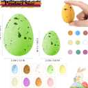 100 Pcs Foam Easter Egg Decoration 3-4 cm DIY Fake Eggs Artificial Foam Bird Eggs Garden Bird Nest Decor Easter Party Decorations Home Decor