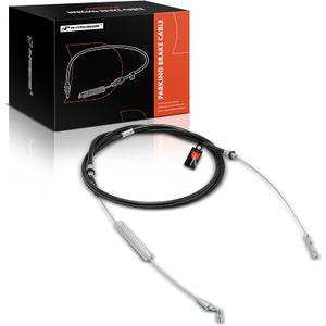A-Premium Rear Passenger Side Parking Brake Cable Assembly Compatible with Dodge Models: Ram 1500 2002-2008, Ram 2500 2008, Ram 3500 2008 - Replace# 52010068AA