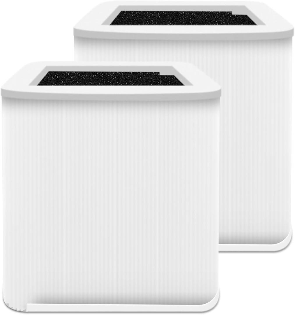 2 Pack 211+ Replacement Filter Compatible with Blue Pure 211 Air Puri-Fier Activated Carbon 211 Filter
