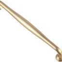 Goo-Ki 6 Pack 7 9/16'' Center to Center Modern Champagne Bronze Cabinet Pulls  Sleek Tapered Handle for Classic Furniture Contemporary Kitchen Drawer Hardware