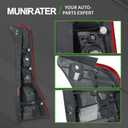 munirater Tail Light Tail Lamp Left Side Assembly Halogen Replacement for CRV 2007-2011