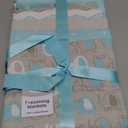 Luvable Friends Unisex Baby Cotton Flannel Receiving Blankets, Basic Elephant 7-Pack, One Size