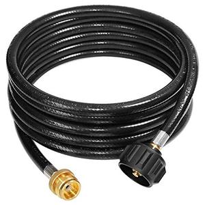 DOZYANT 15 Feet Propane Adapter Hose 1 lb to 20 lb Converter Replacement for QCC1 / Type1 Tank Connects 1 LB Bulk Portable Appliance to 20 lb Propane Tank