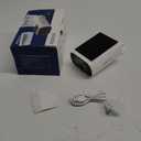 Solar Security Camera Outdoor Wireless, 4MP Battery Powered Home Surveillance Camera with Embedded Solar Panel, PIR Motion Sensor, 2.4G/5G Dual Band WiFi