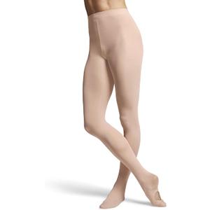 BLOCH Women's Ladies contoursoft adaptatoe Tights, Salmon, Petite/ Small