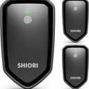 3 Pack SHIORI Air Purifier Plug, Negative Ion Technology Air Ionizers Purifier For Home, Portable Air Filter Odor, Quiet Air Freshener for Smoke Smell, Bedroom, Office, Kitchen, Pets(Black)