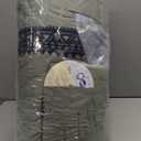 MaiRve Embroidery Queen Size Comforter Sets, Light Olive Green Western Bedding Set Boho 7 Pieces, All Season Farmhouse Bed in A Bag Comforter Set with Sheets, Pillowcases & Shams