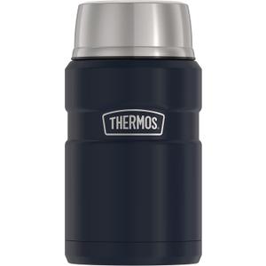 THERMOS Stainless King VacuumInsulated Food Jar, 24 Ounce, Midnight Blue