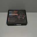 RELEXNOW Red Light Therapy for Shoulders and Neck Massage with Heat, 5000 mAh Battery Cordless Near Infrared Red Light Therapy Pad for Body, Wearable Heating Pad for Upper Back, Shoulder & Neck