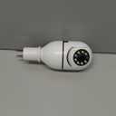 WESECUU Light Bulb Security Camera -5G& 2.4GHz WiFi 2K Security Cameras Wireless Outdoor Motion Detection and Alarm,Two-Way Talk,Color Night Vision,Human Detection, Bulb Camera Compatible with Alexa (2K/1-Pack, White)