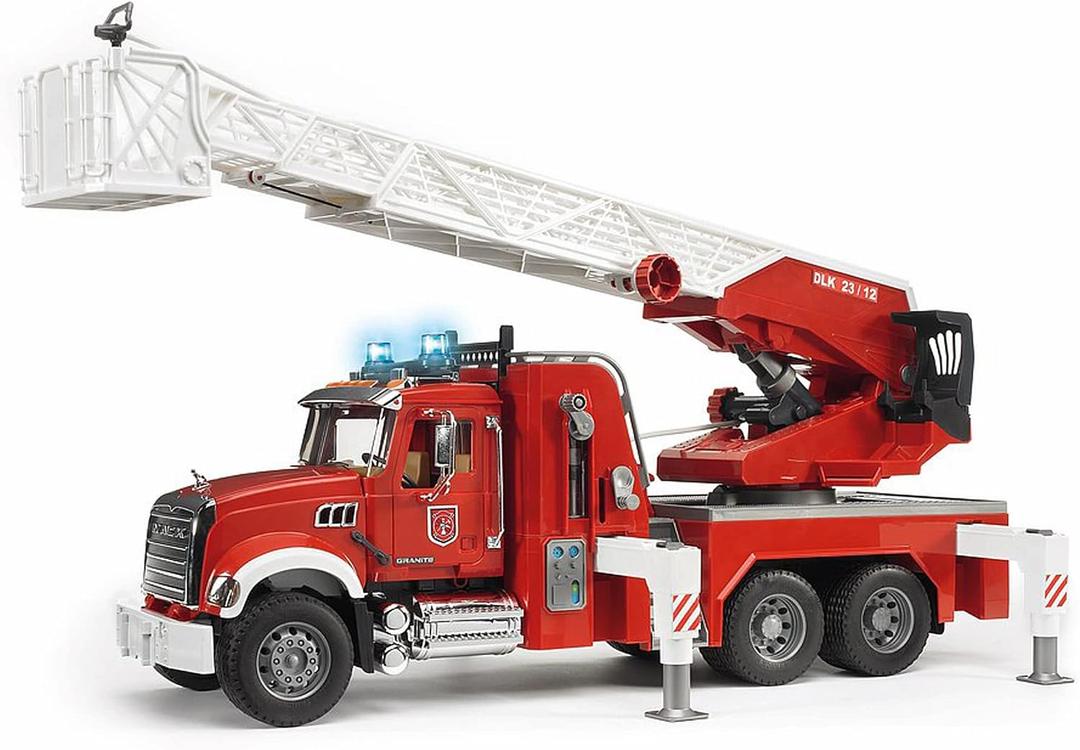 MACK Granite Fire engine with Water pump, 24.8 x 7.87 x 10.43 inches