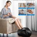 RENPHO Foot Massager Machine with Heat [2026 Upgraded], Mothers Day Gifts for Women, Shiatsu Foot Massager for Neuropathy, Plantar Fasciitis FSA Eligible HSA Massager, Up to Size 14, Black