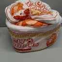 Ramen Noodle Dog & Cat Bed,Keep Warm and Super Soft Creative Pet Nest for Indoor Cats,Removable Washable Cushion for Small Medium Large Dogs and Cats (19.7"L x 19.7"W x 7.9"Th, white)