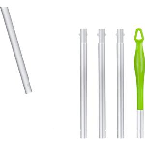 Mop Handle Compatible with Swiffer, Green Extra Long Detachable Mop Handle for Swiffer Dry & Wet Mops, Handle only, Easy to Install & Replace