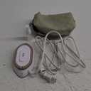 Newbealer Travel Iron with Global Voltage, 100-240V Mini Dry Iron for Clothes (No Steam), Max 300W, 60s Heat Up, 302 Non-Stick Ceramic Soleplate, 0.8lbs (Gold with Hard Case)