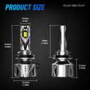 NOVSIGHT // Fog Bulbs Upgrade, 900% Brighter 95,000LM, 240W Performance, Enhanced Cooling, 5-Min Installation, 100,000+ Hour Lifespan, IP68 & CANBUS Compatible, Pack of 2