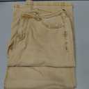 GRAPENT Womens Flare Jeans High Waisted Wide Leg Baggy Jean for Women Stretch Denim Pants (Beige, M)