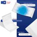GauzeCare Sterile Abdominal- ABD Combine Pads| 50-Pack, 5 x 9 Inches| Extra Absorbent & Thick, Individually Wrapped Wound Dressing, First Aid Pads| Surgical-Grade, Nonstick- for Heavy Leakage, Post Op