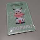 3 x Vintage Highland Cow Bathroom Sign, Are You Pooping Funny Tin Sign for Bathroom Toilet Wall Art Decor (8 X 12 Inch)