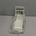 Cisily Sponge Holder for Kitchen Sink, Sink Caddy Organizer with High Brush Holder, Kitchen Countertop Organizers and Storage Essentials, Rustproof 304 Stainless Steel (Cream, 9.25)