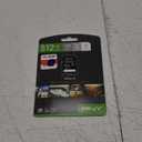 PNY 512GB Elite-X Class 10 U3 V30 SDXC Flash Memory Card - 100MB/s, Class 10, U3, V30, 4K UHD, Full HD, UHS-I, Full Size SD (Pack of 1)