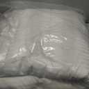 Duvet Insert Queen Size - Lightweight Comforter, Quilted Cooling Duvet Insert, Down Alternative Summer Comforter with 8 Tabs, Ultra Soft, Striped, Machine Washable, Queen, White90x90