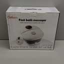 Collapsible Foot Spa Bath with Heat,Foot Massager with Two Side Supports,Leakage Protector,Temperature Control,Bubbles,Red Light,Timer, Feet Spa Tub,Feet Soaker,Gifts (White)