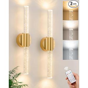 Peel and Stick Gold Rechargeable Magnetic Wireless Wall Sconces Set of 2Peel and Stick Gold Rechargeable Magnetic Wireless Wall Sconces Set of 2
Linear Wall Lights with Remote and Touch Control, 3CCT and Dimmable Battery Operated Wall Lamp for Bedroom Living Room
Linear Wall Lights with Remote and Touch Control, 3CCT and Dimmable Battery Operated Wall Lamp for Bedroom Living Room