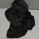 6.1FT Black Table Cloth - 2 Pack Fitted Stretch Rectangle Spandex Tablecloth, Washable Table Cover for Party, Picnic, Wedding, Banquet, Birthday and Festival (30" x 72")