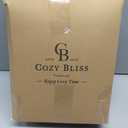 Cozy Bliss Cooling Comforter King XL Size, Cooling Blankets for Hot Sleepers and Night Sweats, Dark Light Gray Summer Comforter for King XL Bed, Breathable Soft Lightweight Silk Smooth