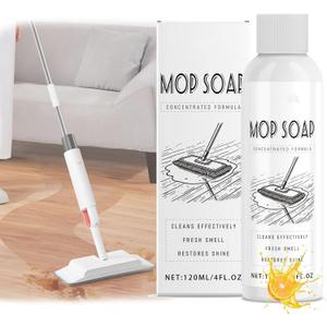 2 x Mop Soap Brazilian Waves, Mop Soap Scented, Highly Scented Mop Soap, Floor Cleaner For Mopping, Multi-purpose Cleaner Liquid Pet-friendly Mop Cleaner Soap (1PCS)