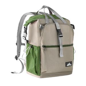 Hiking Backpack for Men Women, 35L Water-Resistant & Lightweight UHMWPE Casual Daypack Backpacks, Large Capacity College Bookbag For College (Green)