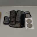 11 Pcs Bling Car Accessories Set,Bling Car Accessories Set for Women,Steering Wheel Cover for Women Universal Fit 15 Inch,Rhinestone Center Console Cover(Multicolor)