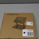 Adjustable Laptop Stand for Desk, Metal Foldable Laptop Riser Holder, Portable Desktop Book Stands, Ventilated Cooling Computer Notebook Stand Compatible with 10-15.6 Laptops