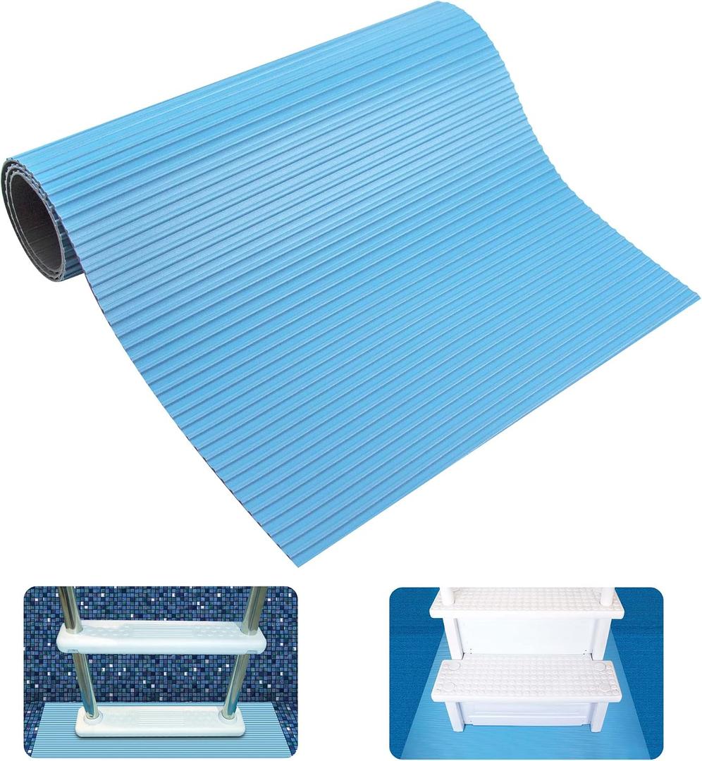 Hydro Tools 87953 Protective Pool Ladder Mat, 9-Inch by 36-Inch