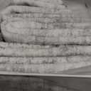 IOHOUZE Abstract Runner Rug 3x20 Ft Extra Long Washable Runners for Hallways, Non Slip Kitchen Runner Printed Faux Wool Entryway Runner Indoor, Modern Abstract Floor Carpet for Hall Stair, Grey Beige