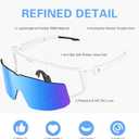 suoso Sports Cycling Glasses for Men: UV400 Polarized Wraparound Sunglasses for Women Running Riding Fishing Baseball TR90