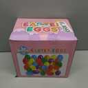 [ 6 Surprise Golden Eggs ] 100 Pack Prefilled Easter Eggs with Assorted Toys Inside, 100 Plastic Easter Eggs Fillers with Toys, Pre-filled Easter Egg Hunt Stuffed, Easter Basket Stuffers
