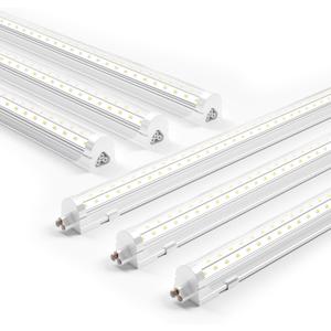 Ensenior 4FT LED Shop Lights - 5000LM 6000K Ultra Bright Daylight, T8 Commercial Bay Lighting, LED Lights for Garage/Shop/Basement, 36W (139 LM/W), Linkable, Plug & Play, ETL & FCC Certified, 6 Pack